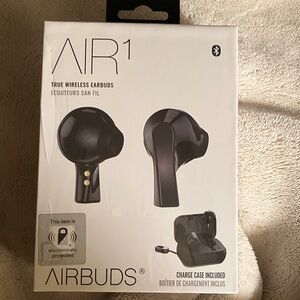 AIR1 True Wireless Earbuds - Black NIB